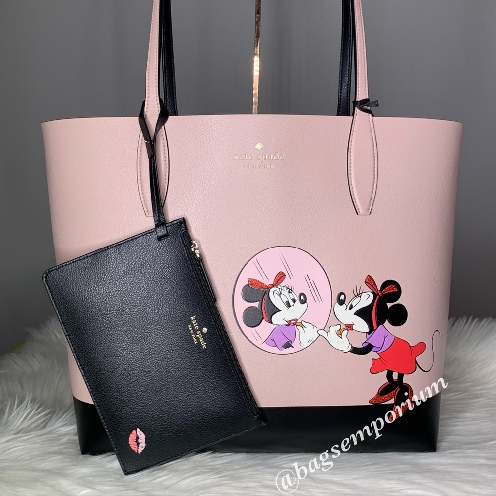 Kate Spade Large Reversible Minnie Mouse Tote Bag